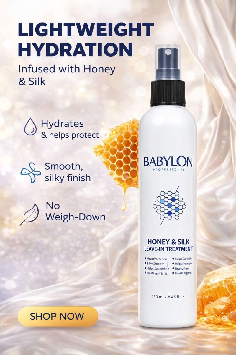 Amazon.com : Babylon Professional Honey & Silk Leave-In Treatment